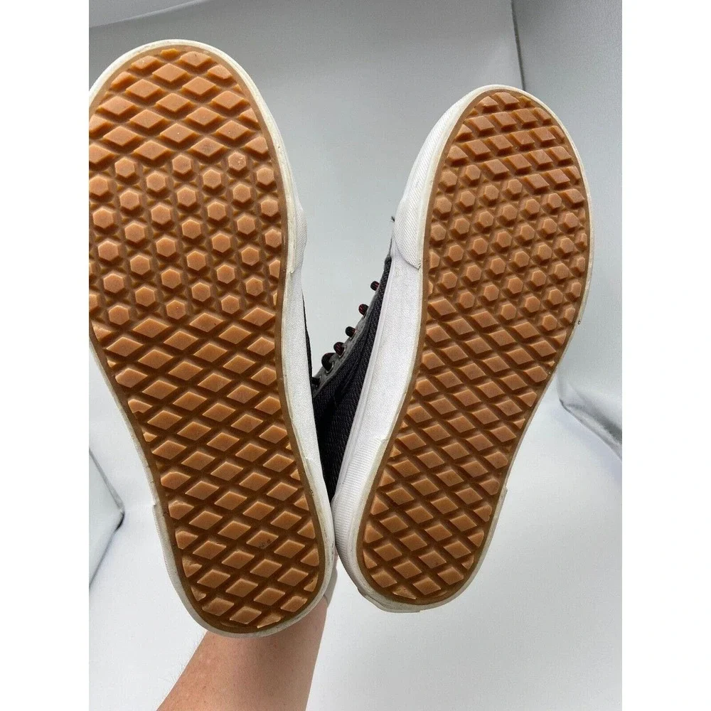 VANS Off The‎ Wall High-Top Unisex Sneaker Shoes M 6.5 W 8.0 Gray Scotchgard